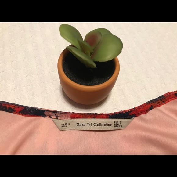 Zara Floral Lined Babydoll Dress 👗 - Picture 3 of 3